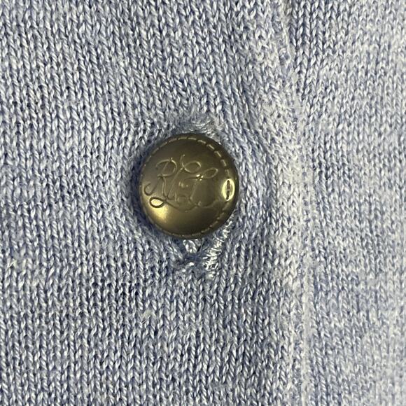 Lauren Ralph Lauren Womens Long Sleeve Button-Up Linen/Cotton Cardigan Medium - Picture 3 of 5